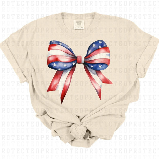 COQUETTE PATRIOTIC BOW - DTF TRANSFER