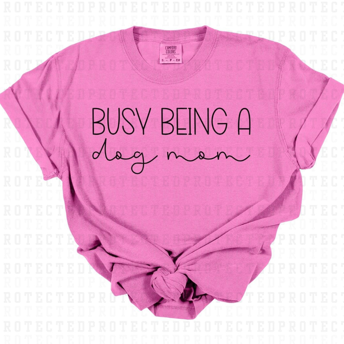 DOG MOM *SINGLE COLOR* - DTF TRANSFER