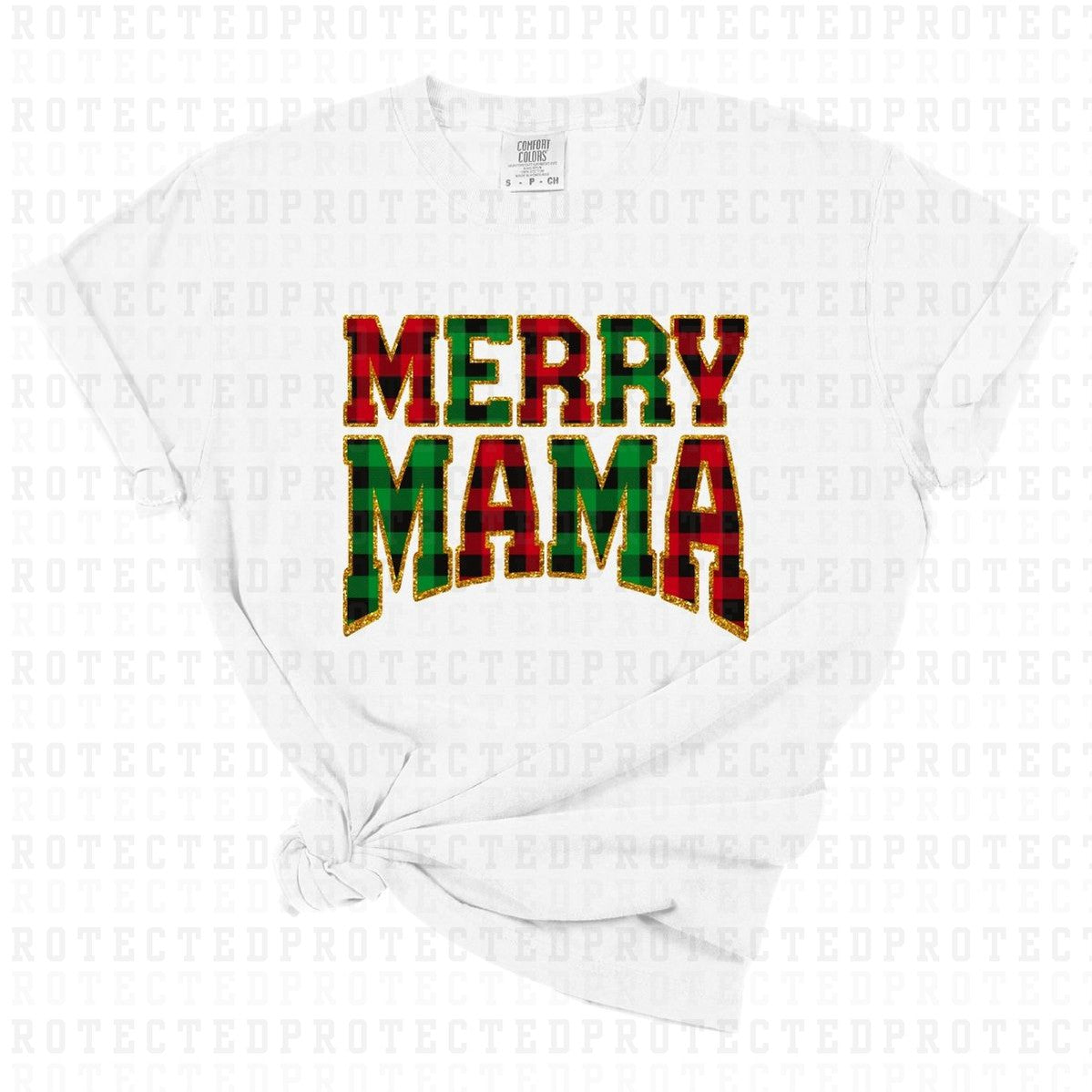 MERRY MAMA *FAUX SEQUIN* - DTF TRANSFER