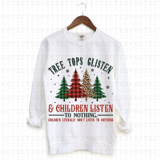 TREE TOPS GLISTEN - DTF TRANSFER