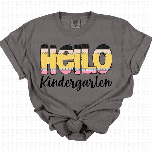 HELLO KINDERGARTEN - DTF TRANSFER