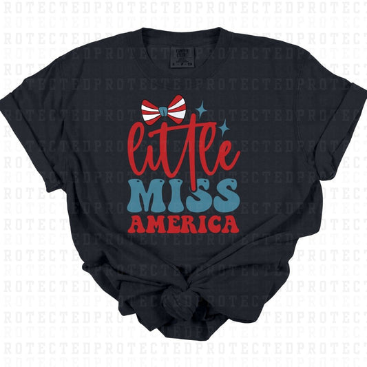 LITTLE MISS AMERICA - DTF TRANSFER