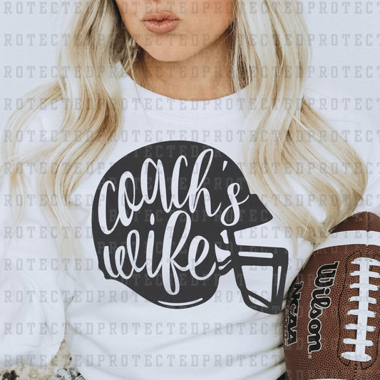 COACH'S WIFE *SINGLE COLOR* - DTF TRANSFER