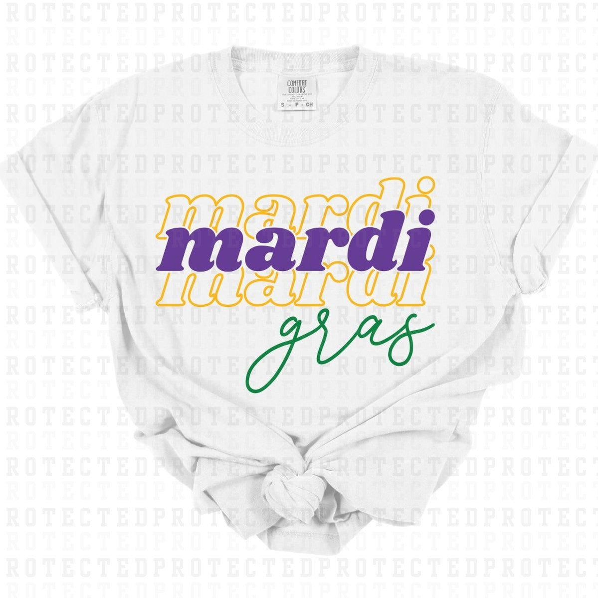 MARDI GRAS - DTF TRANSFER