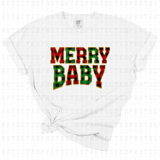 MERRY BABY *FAUX SEQUIN* - DTF TRANSFER