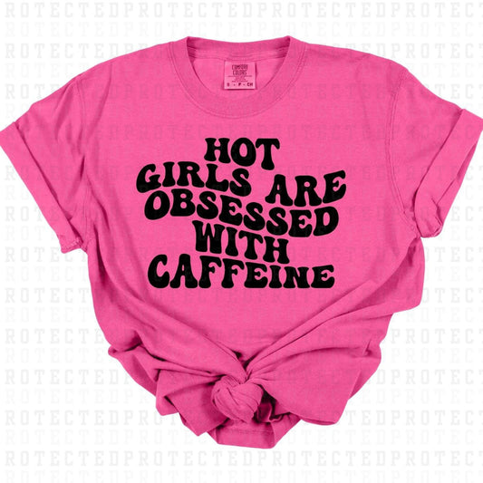 OBSESSED WITH CAFFEINE *SINGLE COLOR* - DTF TRANSFER