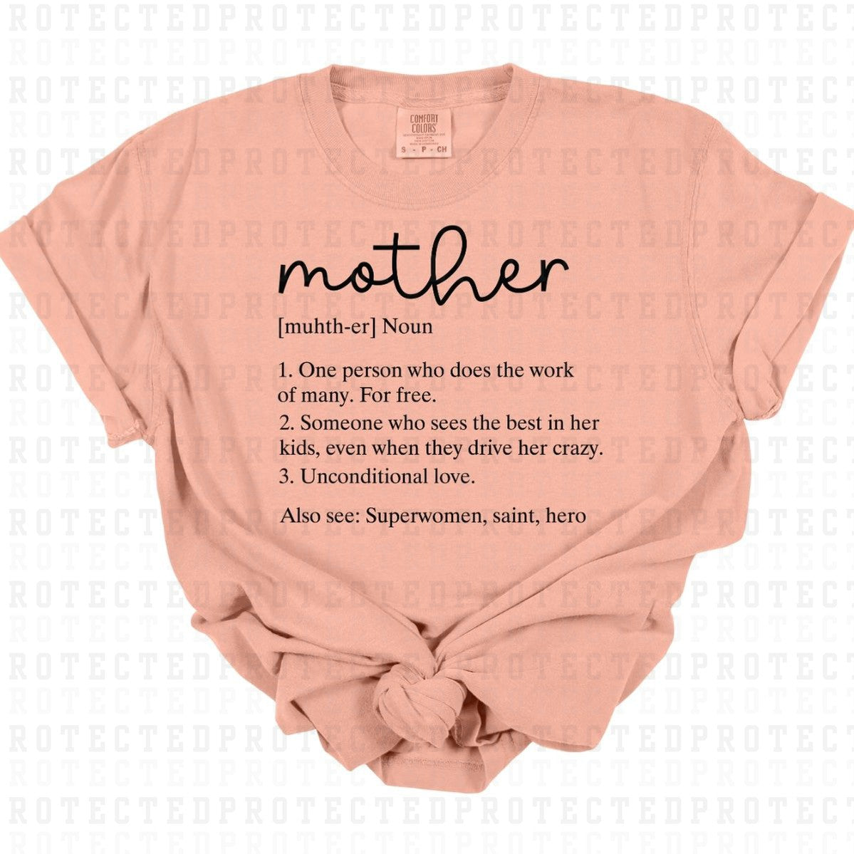 MOTHER *BLACK - SINGLE COLOR* - DTF TRANSFER