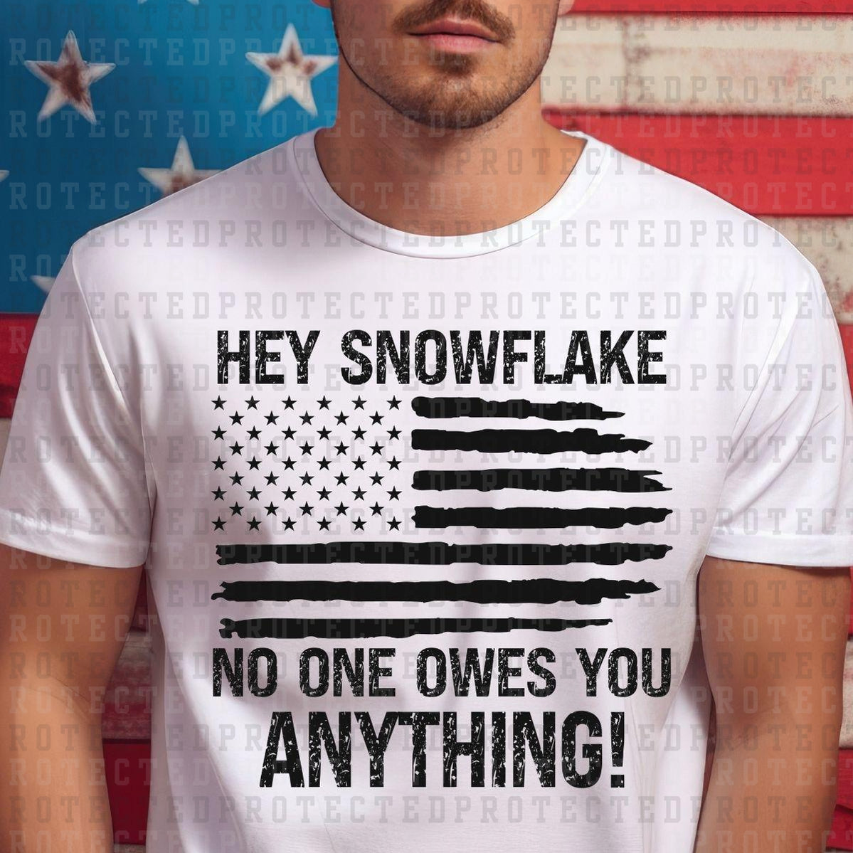 HEY SNOWFLAKE *SINGLE COLOR* - DTF TRANSFER