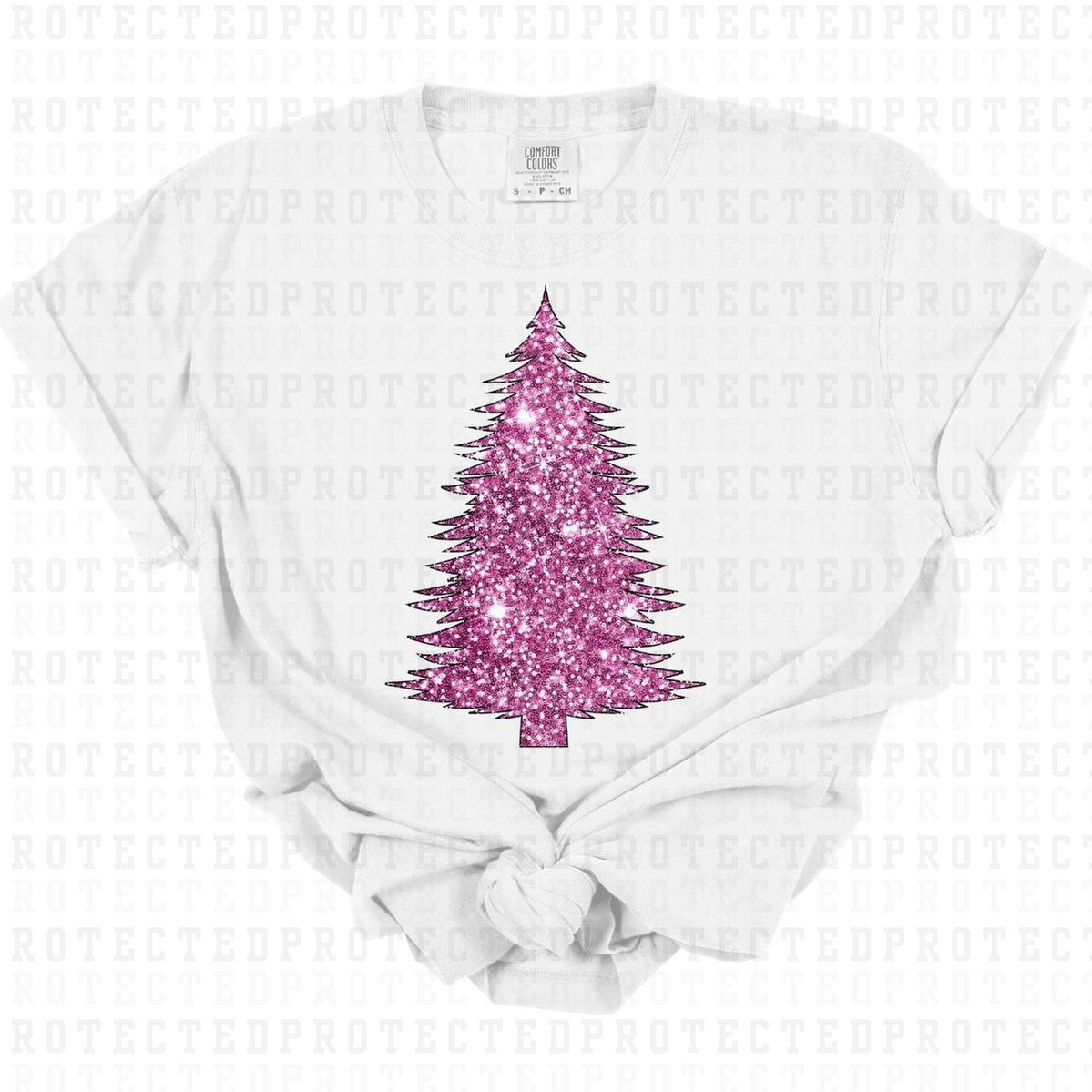 CHRISTMAS TREE *FAUX SEQUIN* - DTF TRANSFER