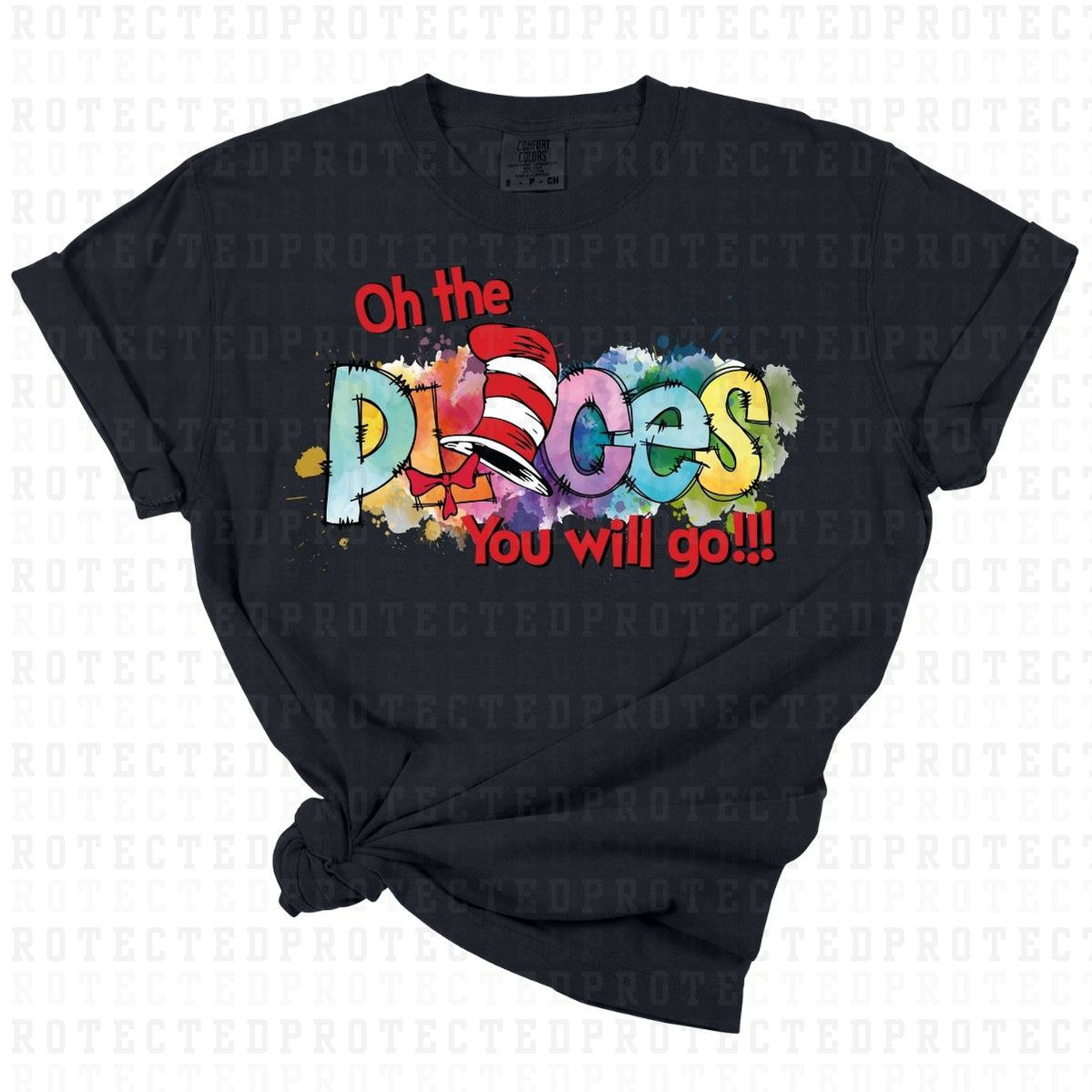 OH THE PLACES YOU'LL GO *DR SEUSS* - DTF TRANSFER