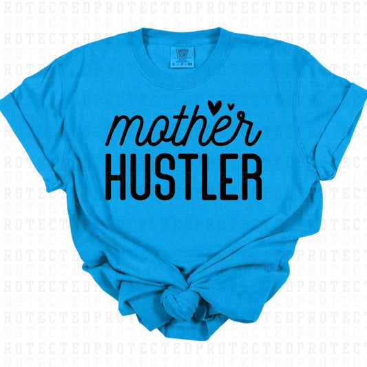 MOTHER HUSTLER *BLACK - SINGLE COLOR* - DTF TRANSFER