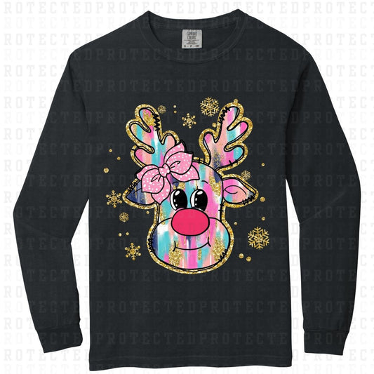 COQUETTE RUDOLPH *FAUX SEQUIN* - DTF TRANSFER