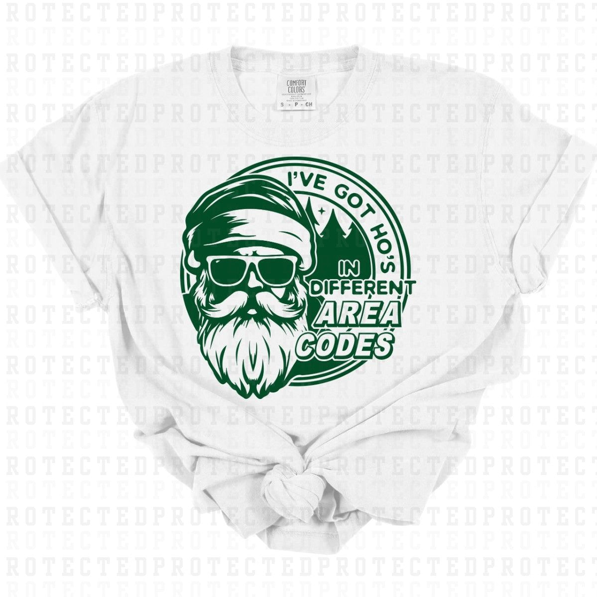 HO'S IN DIFFERENT AREA CODES *SINGLE COLOR* - DTF TRANSFER