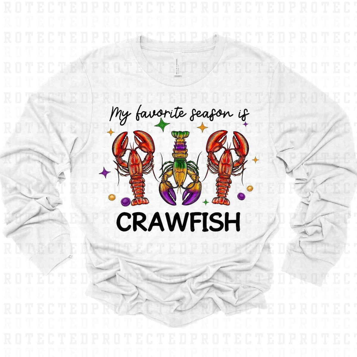 MY FAVORITE SEASON IS CRAWFISH - DTF TRANSFER