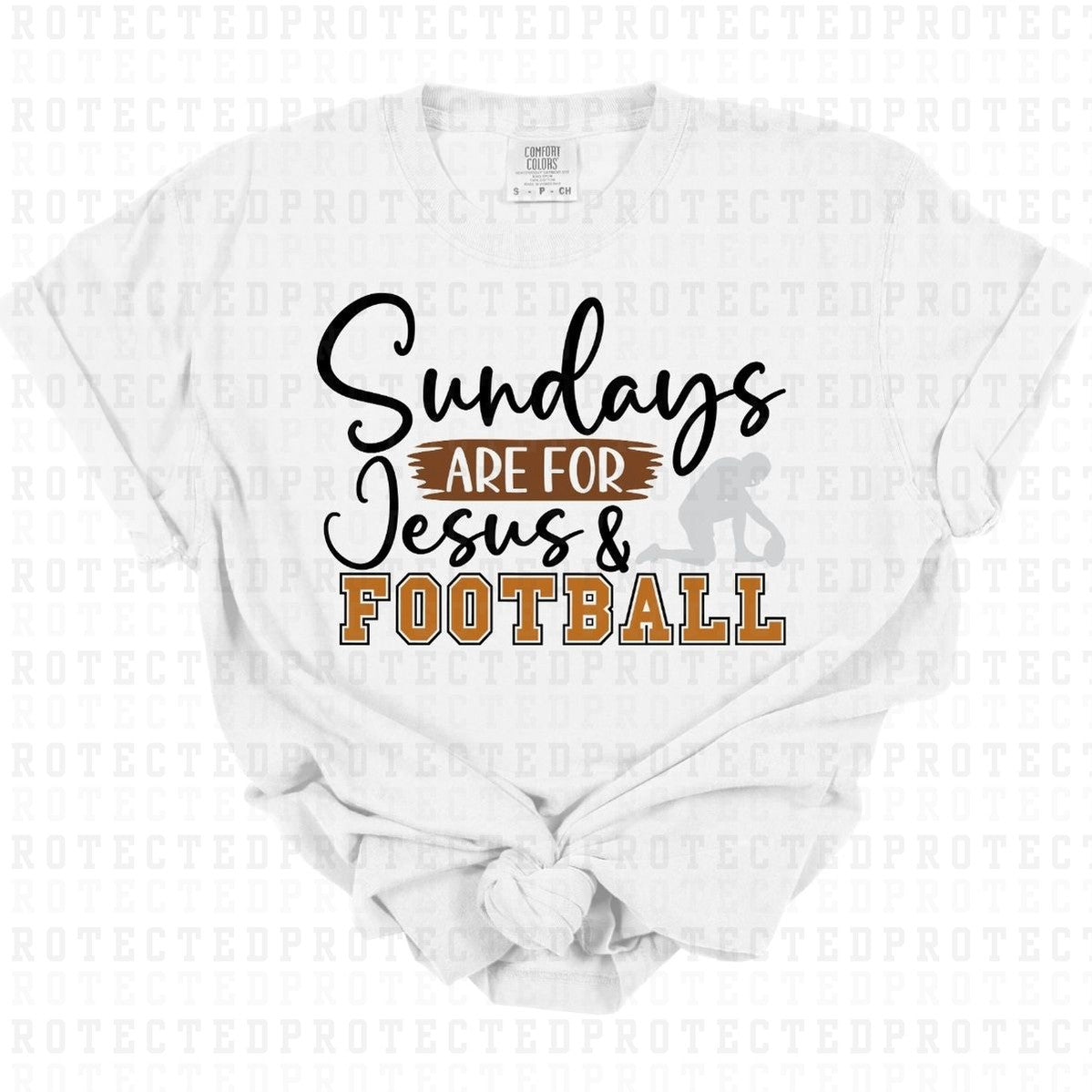 JESUS & FOOTBALL - DTF TRANSFER