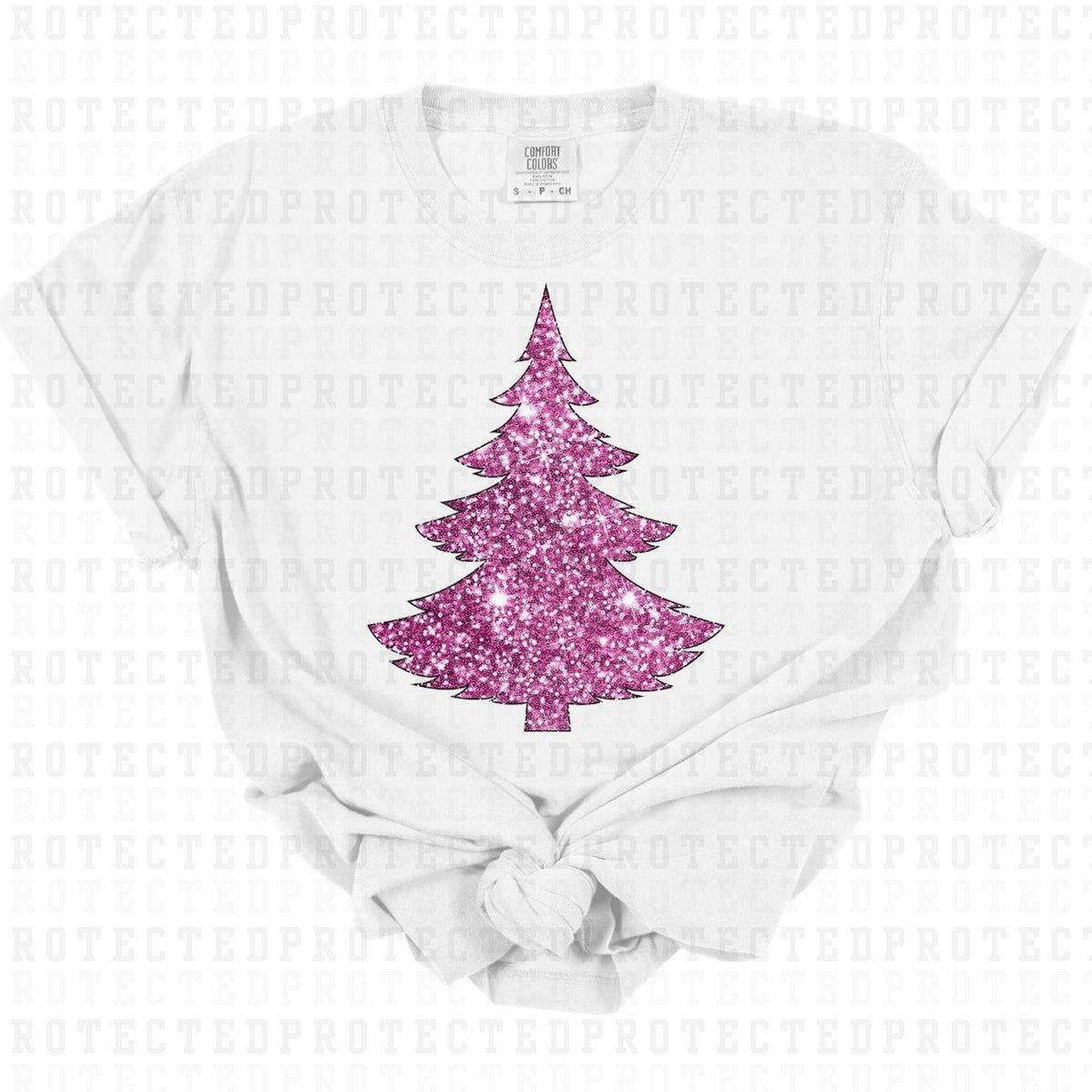 CHRISTMAS TREE *FAUX SEQUIN* - DTF TRANSFER