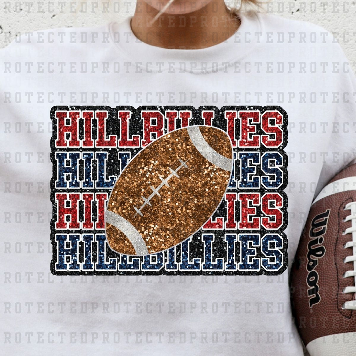 HILLBILLIES *FAUX SEQUIN* - DTF TRANSFER