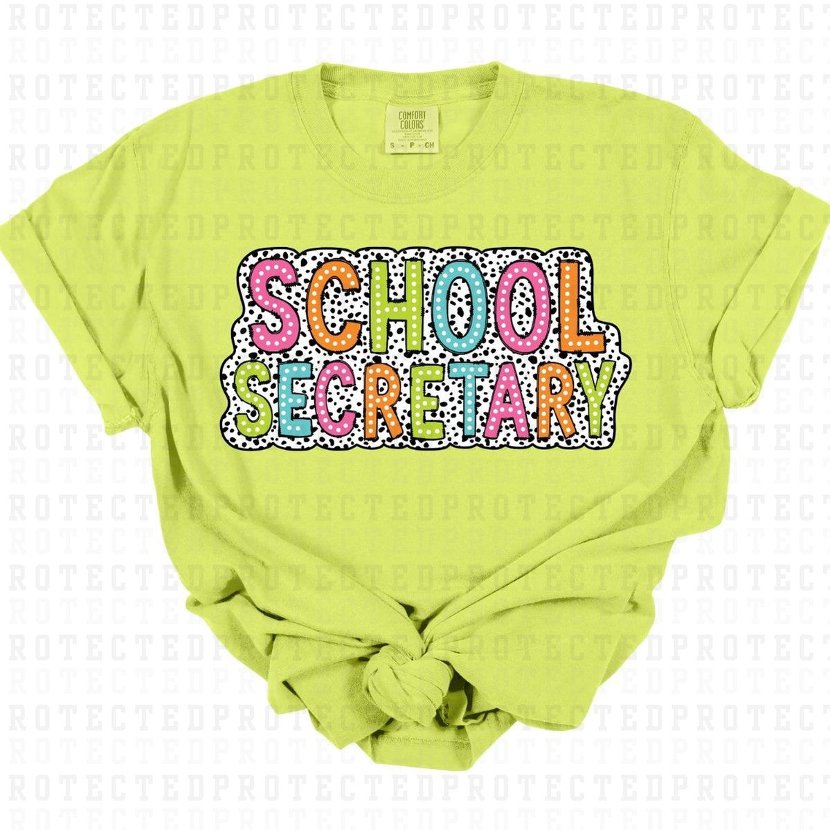 SCHOOL SECRETARY - DTF TRANSFER