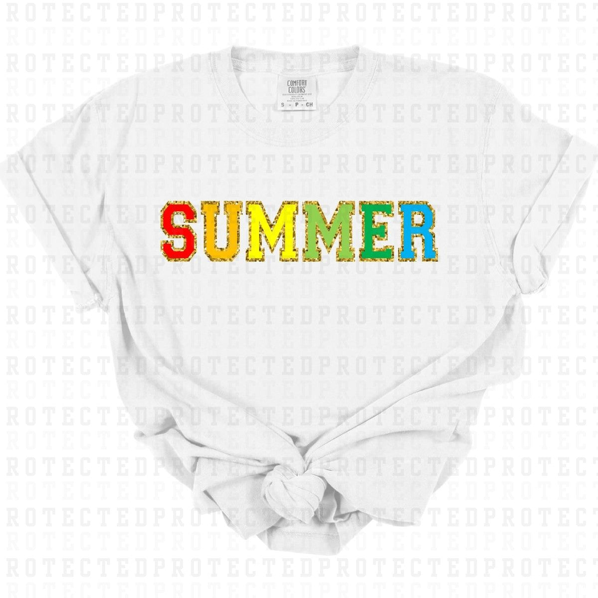 SUMMER *FAUX SEQUIN* - DTF TRANSFER