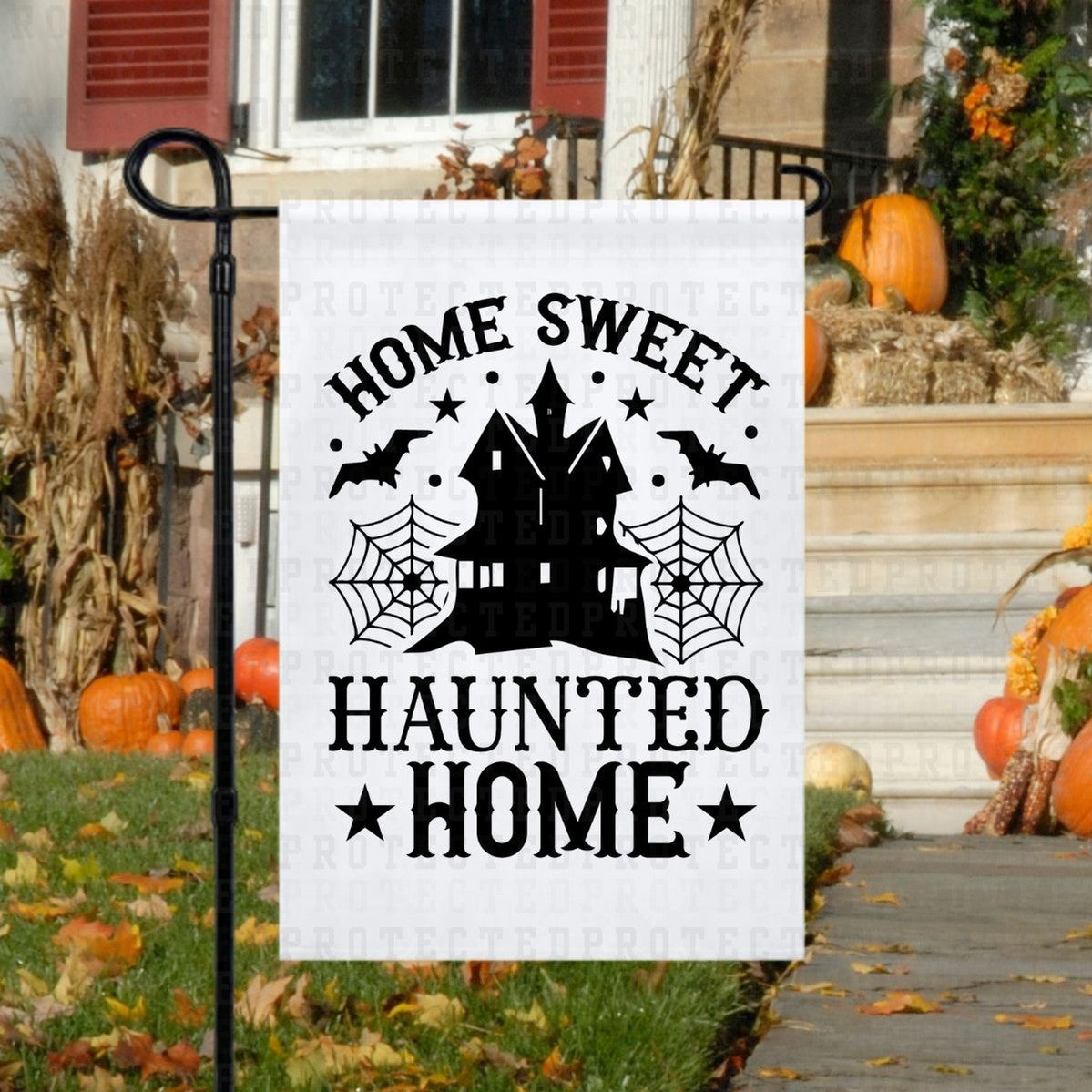 HOME SWEET HAUNTED HOME *SINGLE COLOR* - DTF TRANSFER