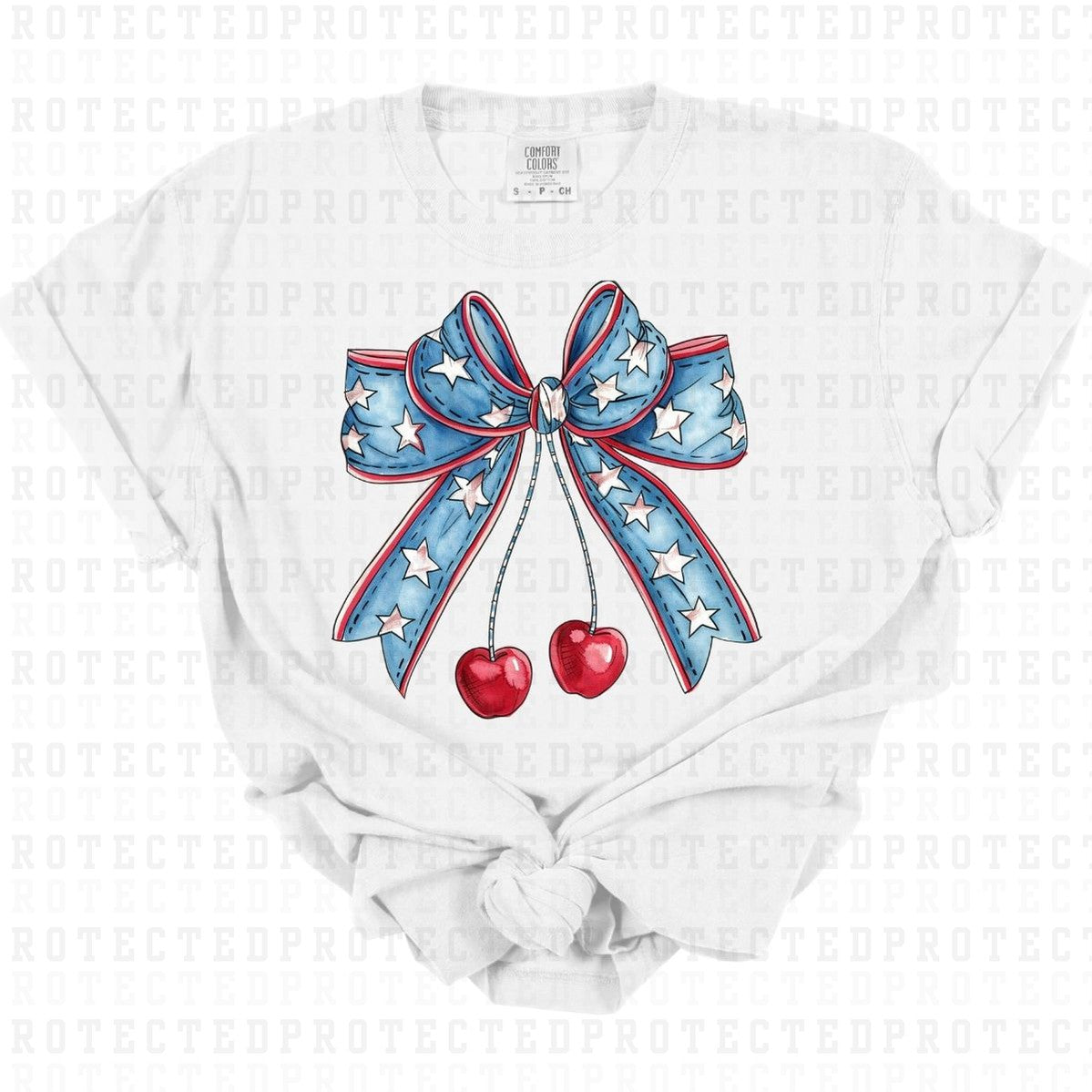 COQUETTE PATRIOTIC CHERRIES - DTF TRANSFER