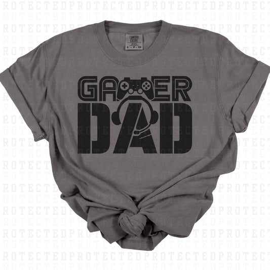 GAMER DAD *SINGLE COLOR* - DTF TRANSFER