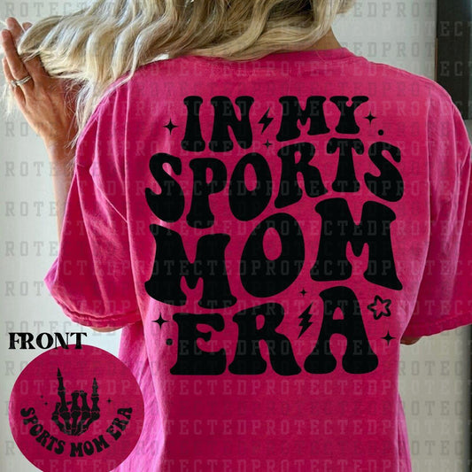 SPORTS MOM ERA (SINGLE COLOR/POCKET/BACK) - DTF TRANSFER