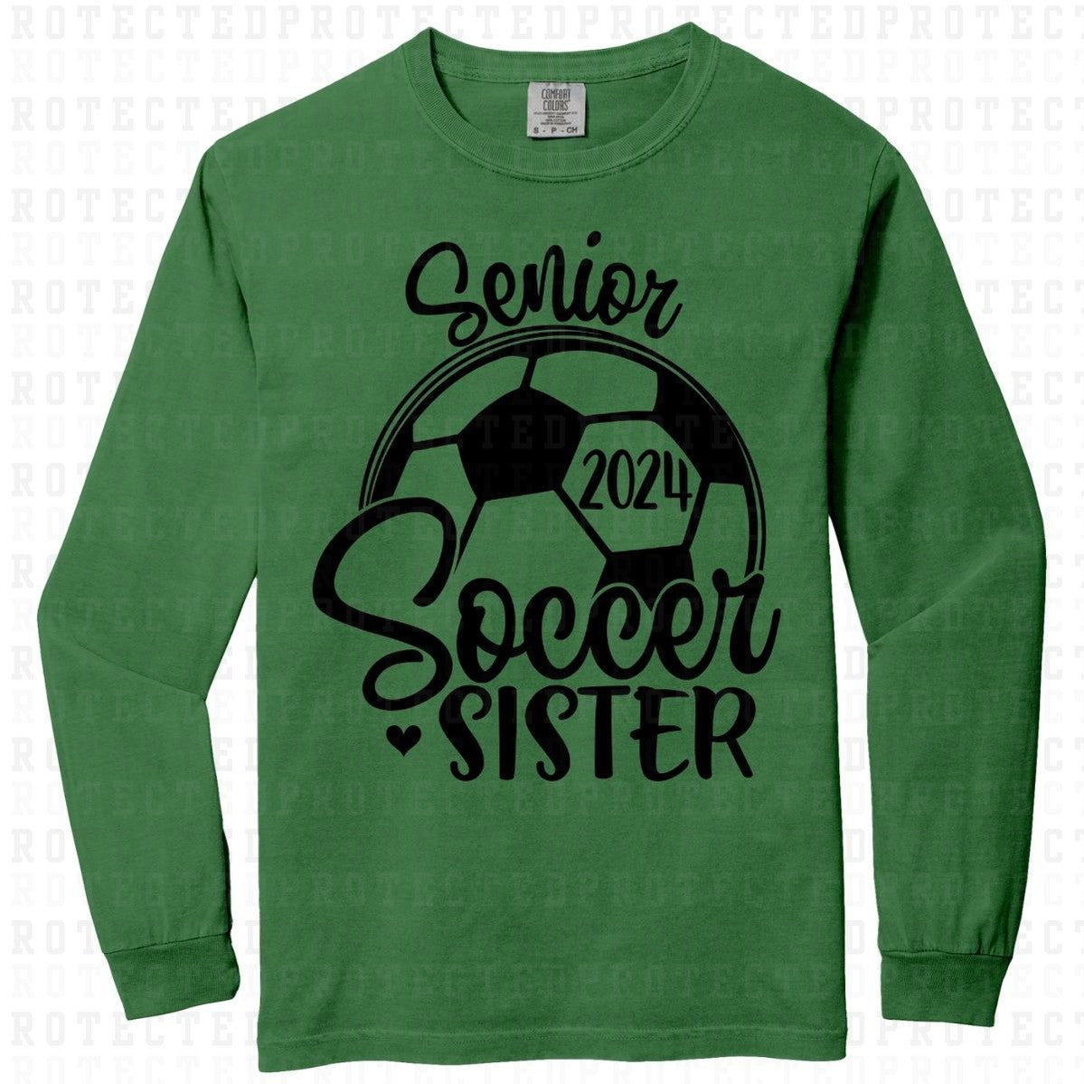 SISTER SENIOR 2024 SOCCER *SINGLE COLOR* - DTF TRANSFER