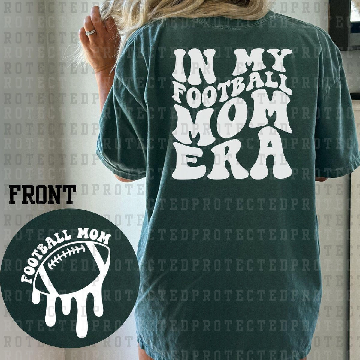 FOOTBALL MOM ERA (SINGLE COLOR/POCKET/BACK) - DTF TRANSFER – KAI RAE ...