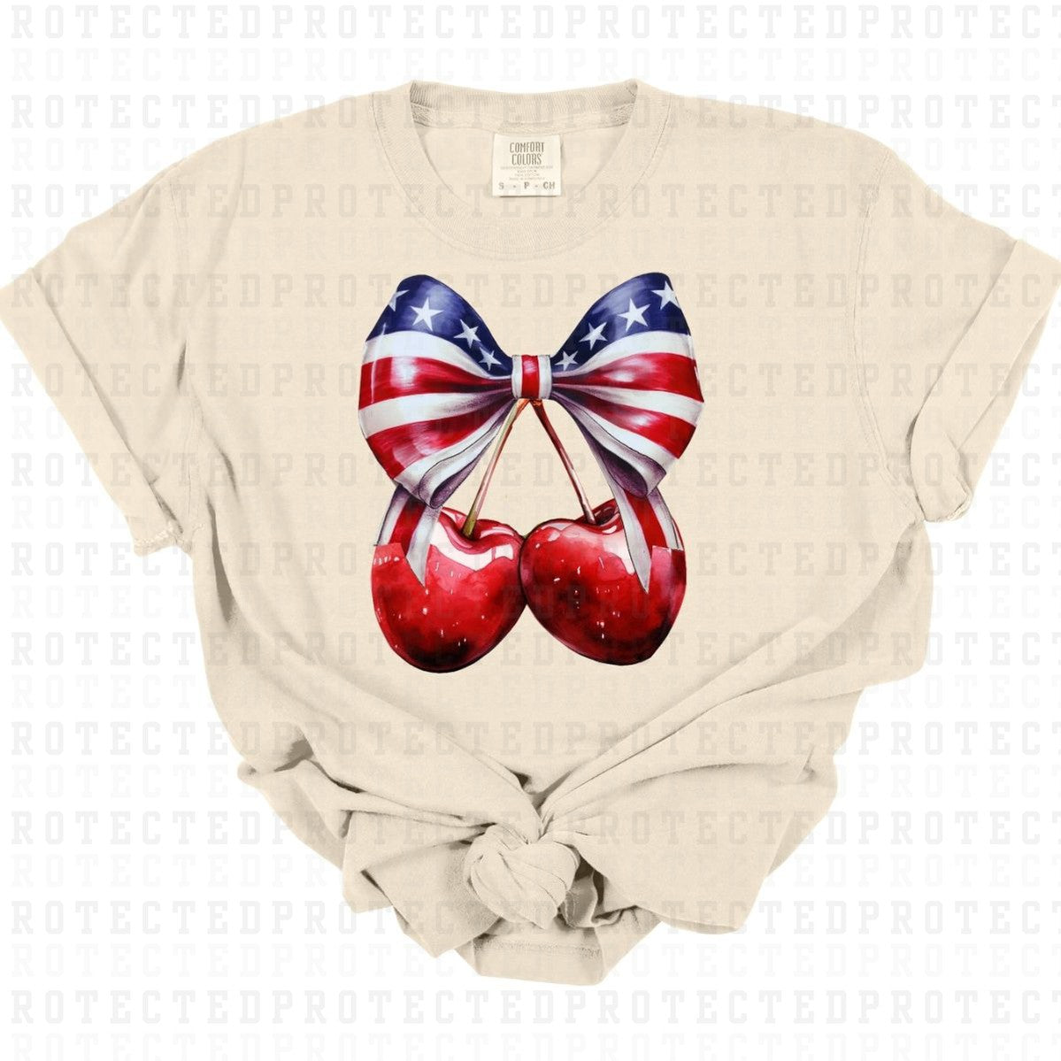 COQUETTE PATRIOTIC CHERRIES - DTF TRANSFER