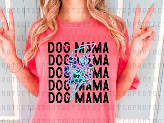 DOG MAMA x5 NEON - DTF TRANSFER