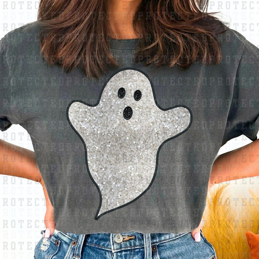 FAUX SEQUIN GHOST - DTF TRANSFER