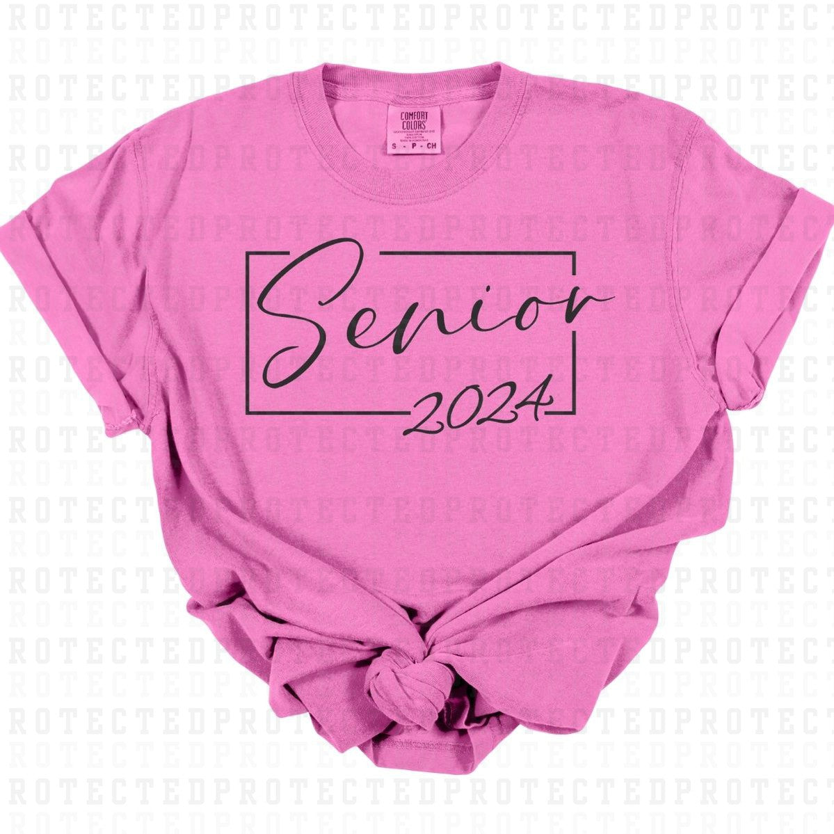 SENIOR 2024 *SINGLE COLOR* - DTF TRANSFER