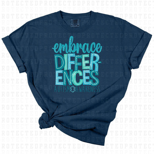 EMBRACE DIFFERENCES AUTISM AWARENESS - DTF TRANSFER