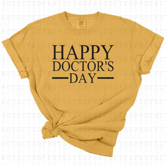 HAPPY DOCTORS DAY *SINGLE COLOR* - DTF TRANSFER