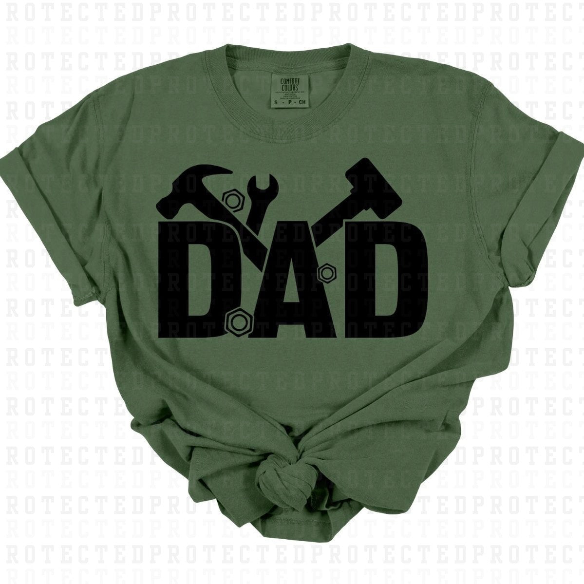 DAD *SINGLE COLOR* - DTF TRANSFER