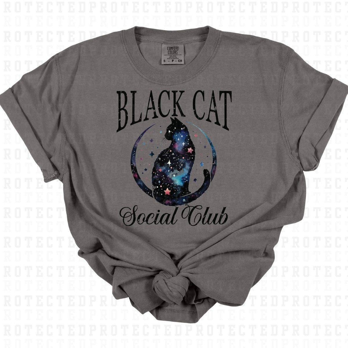 COQUETTE BLACK CAT *GRUNGE* - DTF TRANSFER