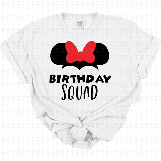 BIRTHDAY SQUAD - DTF TRANSFER