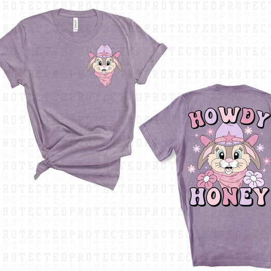 HOWDY HONEY (POCKET+BACK) - DTF TRANSFERS