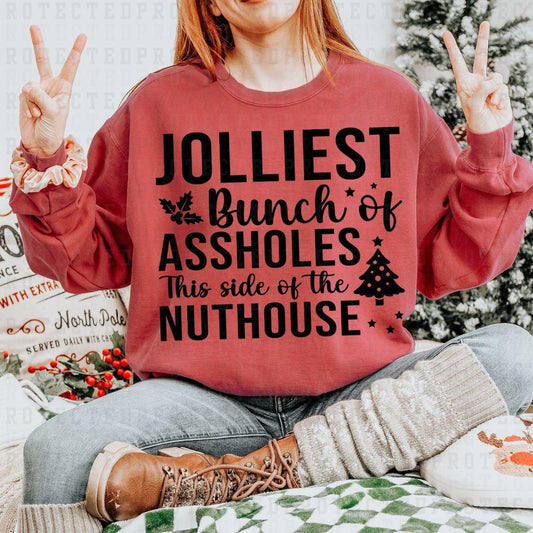 JOLLIEST BUNCH OF A$$HOLES *SINGLE COLOR* - DTF TRANSFER