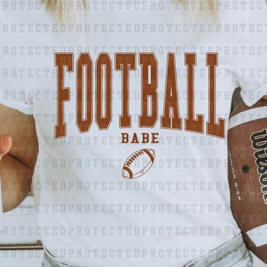 FOOTBALL BABE *SINGLE COLOR* - DTF TRANSFER