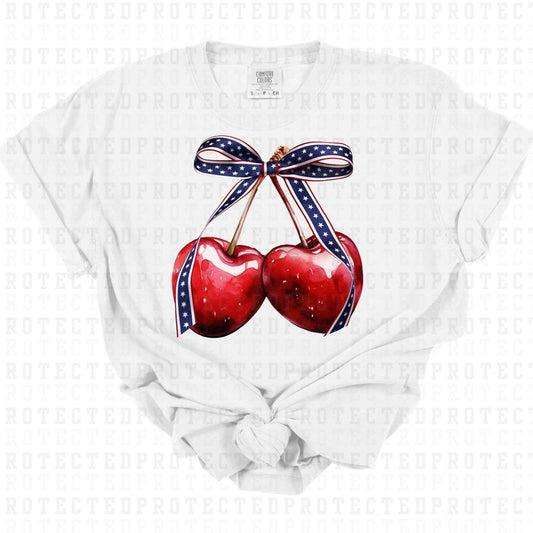 COQUETTE PATRIOTIC CHERRIES - DTF TRANSFER