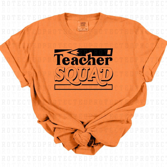 TEACHER SQUAD *SINGLE COLOR* - DTF TRANSFER