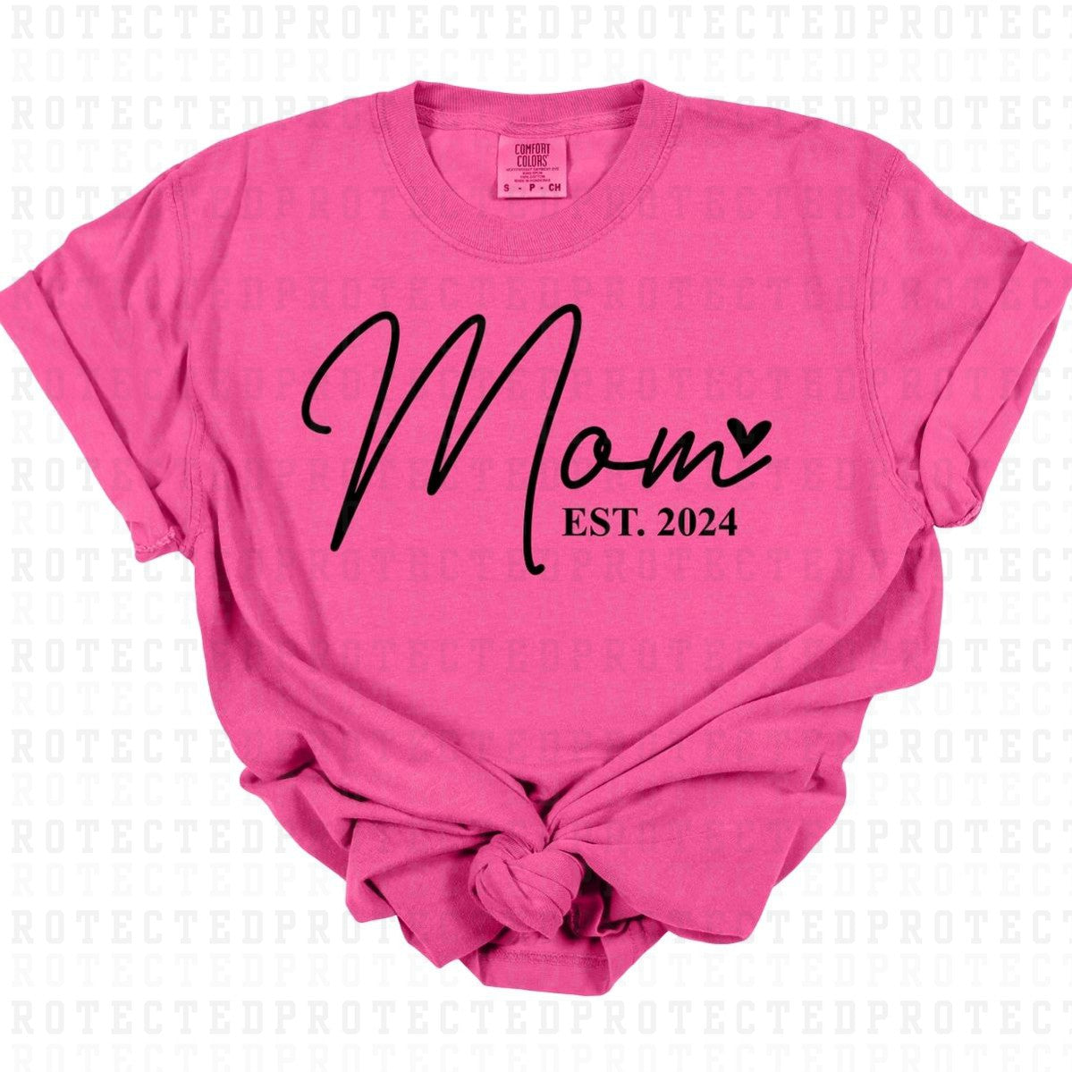 MOM EST 2024 *SINGLE COLOR* - DTF TRANSFER