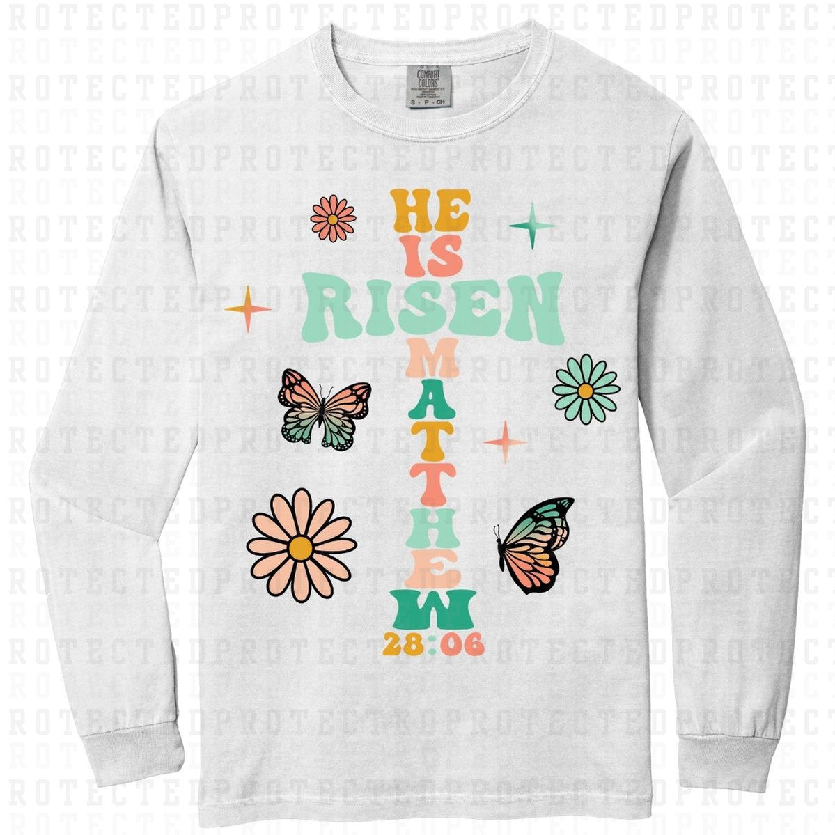 HE IS RISEN - DTF TRANSFER