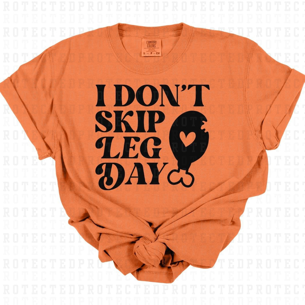 LEG DAY *SINGLE COLOR* - DTF TRANSFER