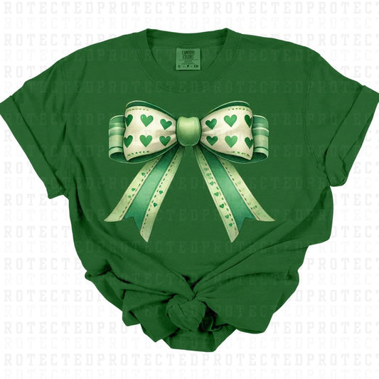 COQUETTE ST PATRICKS DAY BOW - DTF TRANSFER