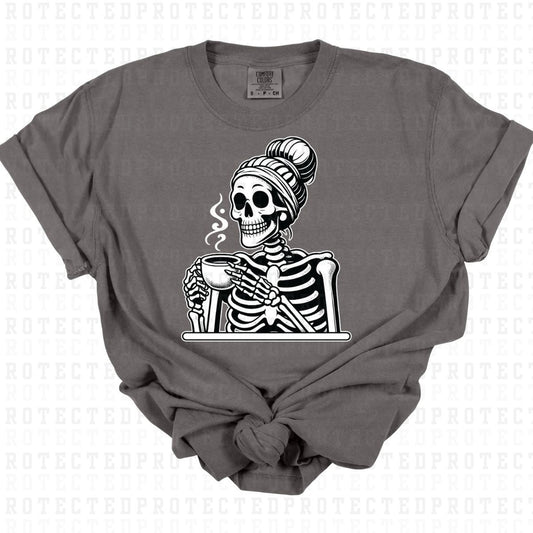 COFFEE SKELLY - DTF TRANSFER