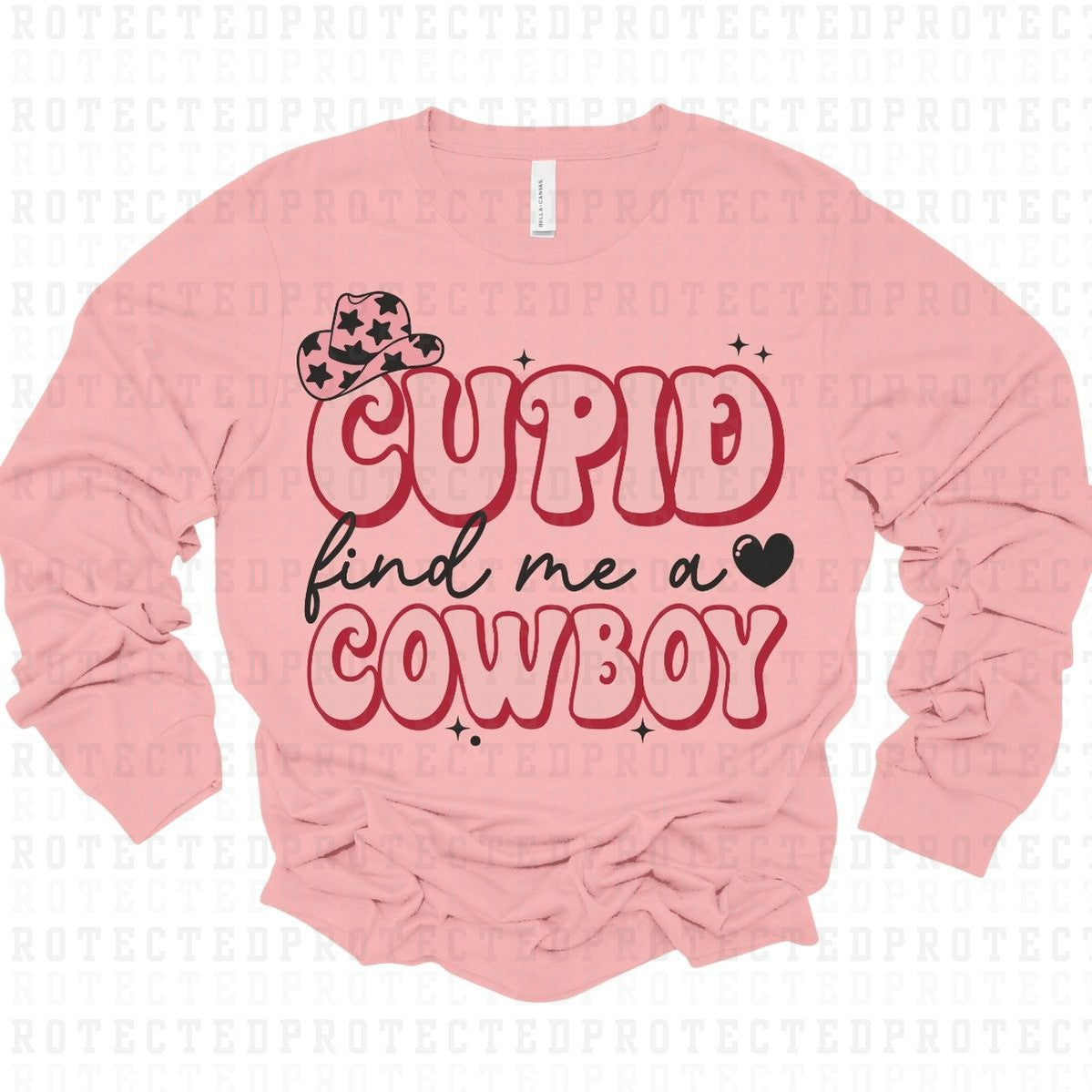 CUPID FIND ME A COWBOY - DTF TRANSFER