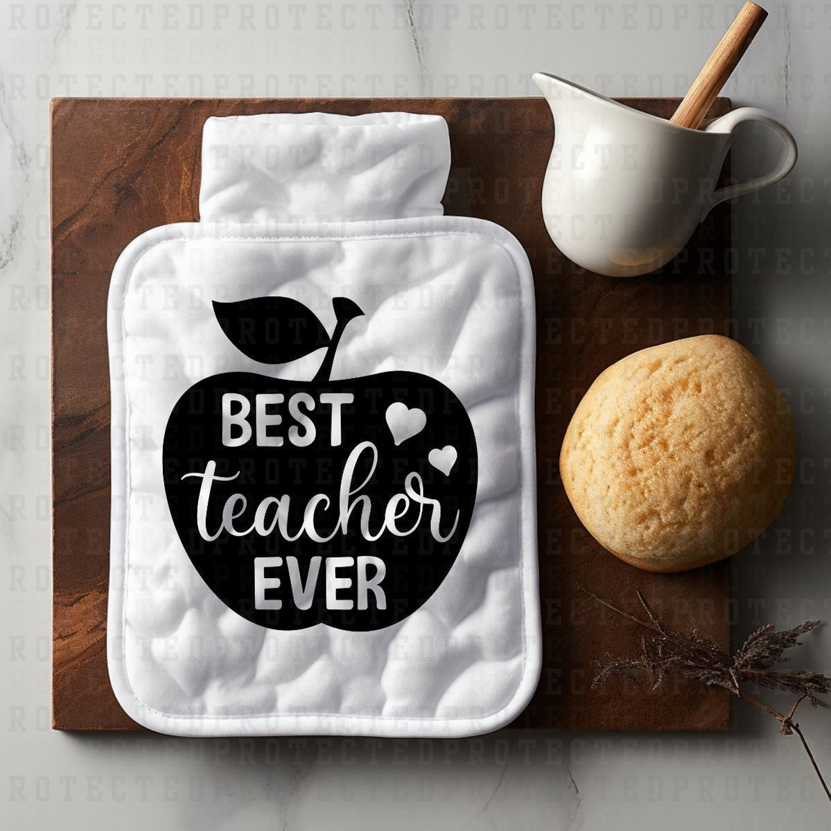 BEST TEACHER EVER *SINGLE COLOR* - DTF TRANSFER